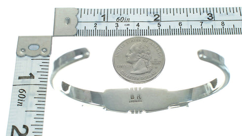 Southwestern Turquoise Sterling Silver Cuff Bracelet AX78281